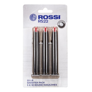 Rossi Magazine Pack RS22 .22LR 10RD 3-Pack OEM Rossi Magazine Pack RS22 .22LR 10RD 3-Pack OEM